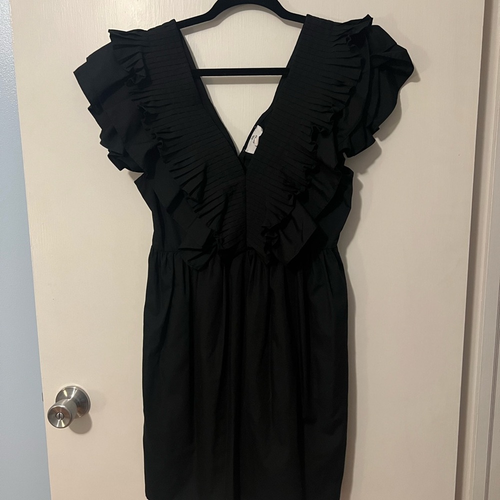 Entro Black Ruffled Dress